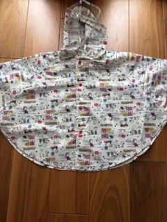 スヌーピー　レインコート　ポンチョ　雨具　男の子　女の子　カッパ　80 95