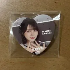 LOVE 佐々木舞香 ハート缶バッジ 年末歌番組 - メルカリ