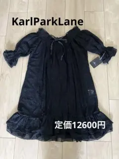 シースルーシアーブラックレースチュニック