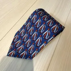 GUCCI グッチ ネクタイ ブルー系 総柄