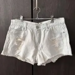 IRISJEANS ショートパンツ ライトブルー ウエスト太もも部分緩め