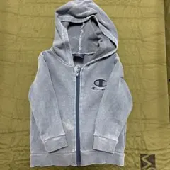 Champion フルジップパーカー 90サイズ グレー