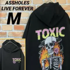 ASSHOLES LIVE FOREVER ALF パーカー フーディー スカルのサムネイル