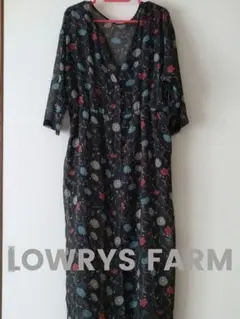 LOWRYS FARM ローリーズファーム 花柄シフォンロングワンピースのサムネイル