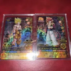 ドラゴンボールw爆裂インパクト　禁レア　ゴジータ　孫悟空　カード