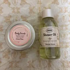 SABON シャワーオイル、ボディスクラブ　2点セット