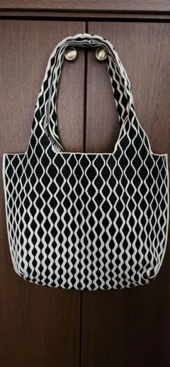 幾何学模様トートバッグほぼ未使用
