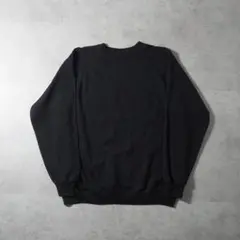 90s USA製 Hanes 無地ラグラン ソリッドスウェット ブラックXL古着
