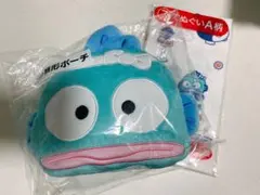 ハンギョドン一番くじ 顔形ポーチと手ぬぐいセット