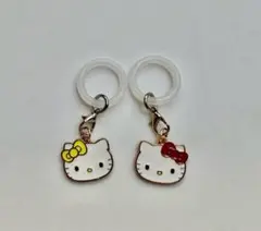 サンリオ　めじるしアクセサリー　キティちゃん ミミィちゃん2個セット　チャーム