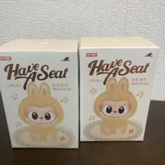 POP MART LABUBU Have A Seat ぬいぐるみ 2個セット