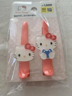 ハローキティ ヘアクリップセット ピンク