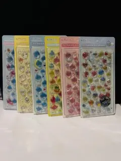 しずくちゃんボンボンドロップシール6枚セット