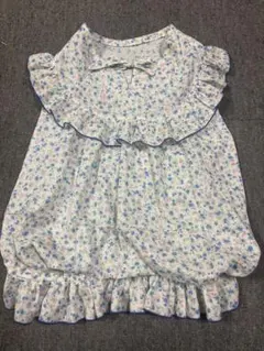 犬服　大型犬用　ヨークフリルワンピース　スタンプーサイズ