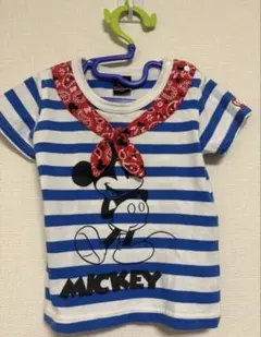 BABYDOLL ミッキーマウス ボーダーTシャツ 100cm