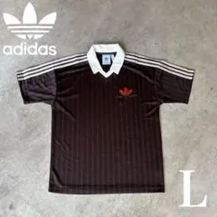 新品S&L 2点セット⭐️adidas フットボールジャージ Tシャツ ブラウン