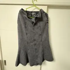 レトロガール emsexcite デニムロングマーメイドスカート