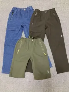 ワークマンKIDSストレッチパンツ 3点セット