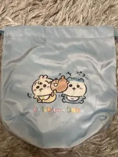 ちいかわベビー 巾着ポーチ Chiikawababy うさぎ×ハチワレ