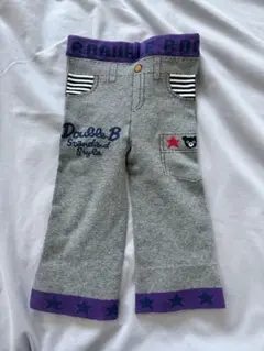 Double B グレー カジュアルパンツ