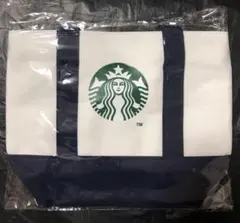 新品未使用　スターバックス　ランチバッグ新品未使用トートバッグ ネイビー