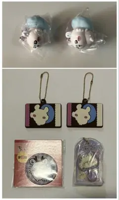 ちいかわ ＊ モモンガ キャラパキラバマス 缶ミラー チョコチャーム マスコット