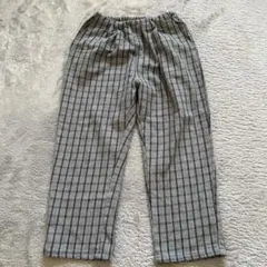 キッズパンツ　チェック柄　120
