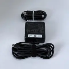 【実物】dynabook純正ACアダプタ65W＆電源コード Type-C