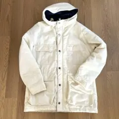 USA製 エルエルビーン マウンテンパーカー 白 ホワイト