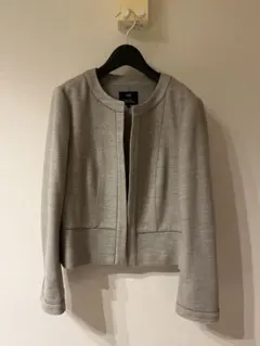 23区 ノーカラー ジャケット ラメツイード　セレモニー　入学式　大きいサイズ