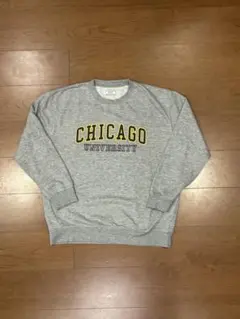CHICAGO UNIVERSITY ロゴスウェット グレー Lサイズ
