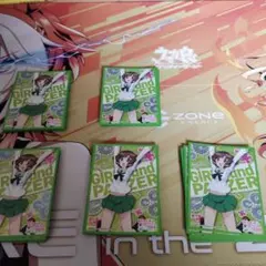 ガールズ＆パンツァー カードスリーブ49枚【中古品】