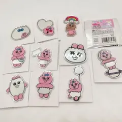 【新品未使用】おぱんちゅうさぎ　身だしなみ☆アクリルミラーステッカー10種コンプ