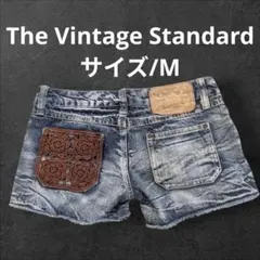 Y2K ダメージ デニム ショートパンツ M グランジ 平成 ギャル フェアリー