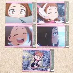 アニメ『僕のヒーローアカデミア』 メモリーカットステッカーmini 麗日お茶子