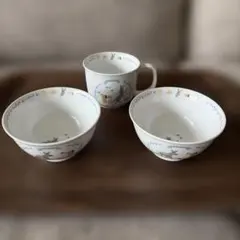 ナルミ ブレーメン 子供食器 3点セット　美品used