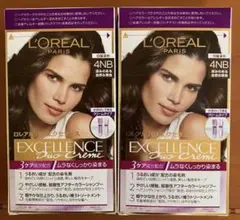 L'OREAL EXCELLENCE Duo-Creme 4NB 2個のサムネイル