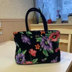 美品 フェイラー トートバッグ 2way ローランサン フラワー ショルダー