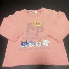 アンパンマン 薄手長袖トレーナー100cmピンク