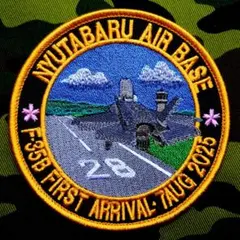 航空自衛隊 新田原基地 F-35B 初飛来記念 ワッペン パッチのサムネイル