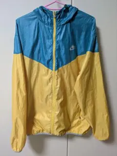 NIKE ウィンドブレーカー ブルー イエロー XL
