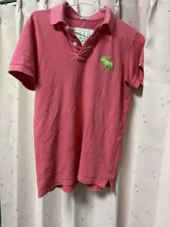 Abercrombie & Fitch ピンクポロシャツ S