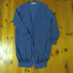ニットロングカーディガン