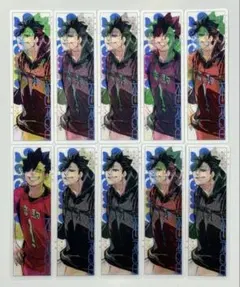 最強ジャンプ7月号 付録 ハイキュー クリアしおり しおり 黒尾鉄朗