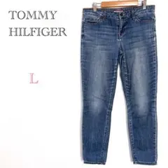 ▼トミーヒルフィガー【L】デニムパンツ ジーパン ストレートパンツ 定番ボトムス
