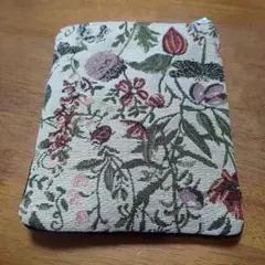 花柄ゴブラン　サコッシュ　 ファスナー付き　ベルトは別売り（ダイソーでも買える）