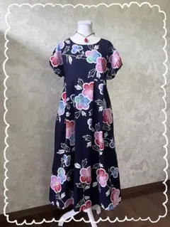 axes femme 彼岸花 彼岸花柄 ワンピース アクシーズファム ホワイト axes femme 彼岸花 彼岸花柄 ワンピース アクシーズファム ホワイト