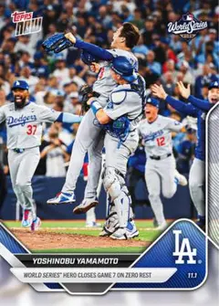 MLB TOPPS NOW 山本由伸 ワールドシリーズ 登板 記念 OS-925