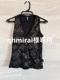 VERSACE JEANS COUTURE ブラックタンクトップ XSのサムネイル