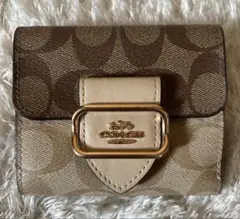 ✨極美品✨COACH コーチ スモール　モーガン　ウォレット　シグネチャー